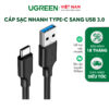 Cáp sạc và truyền dữ liệu Type C UGREEN US184 - Sạc nhanh dòng 3A, tốc độ truyền lên đến 5Gbps