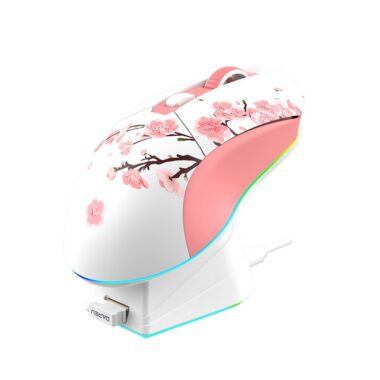 Chuột Dare-U EM901X RGB Superlight Wireless Pink