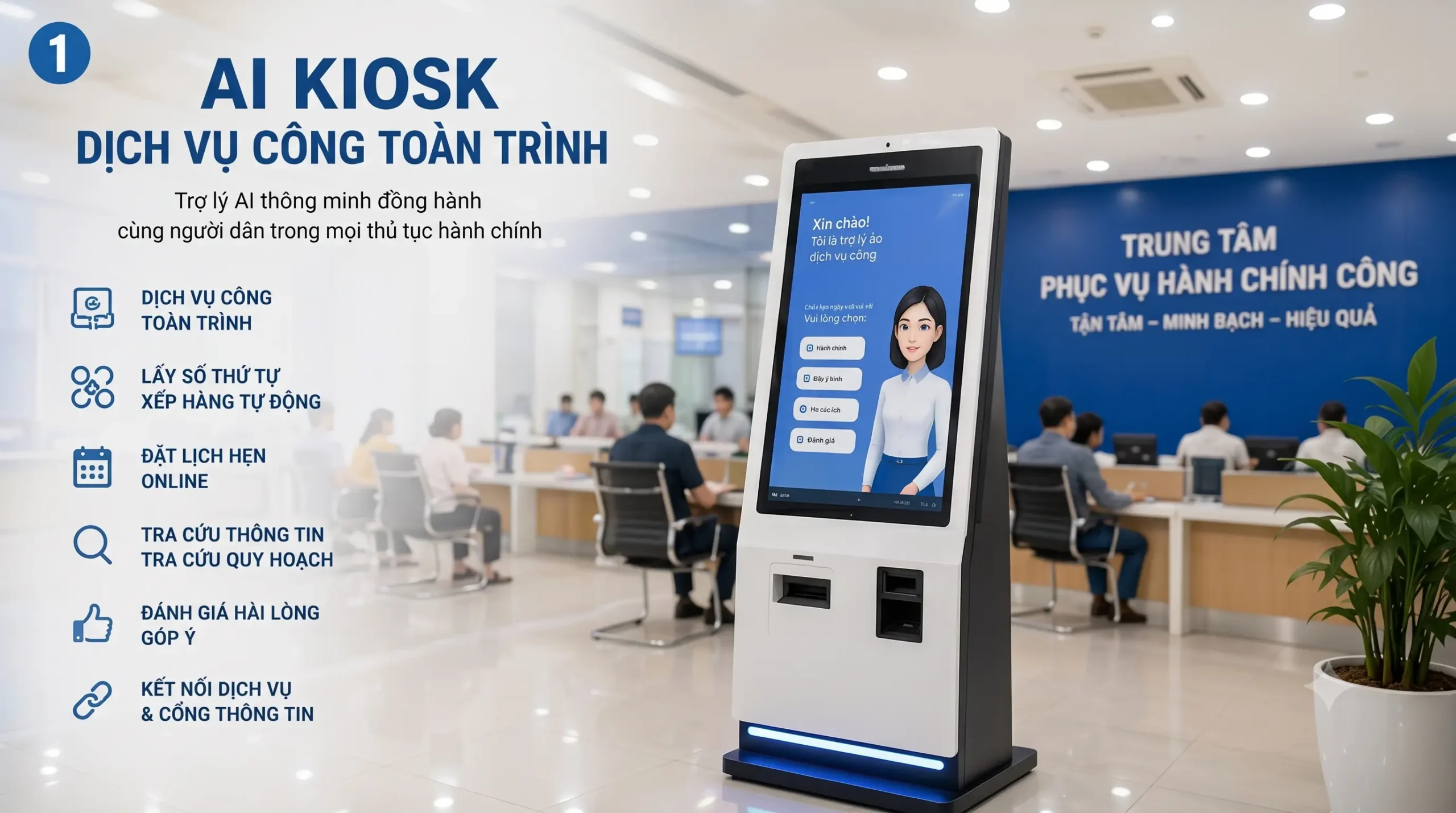 AI KIOSK DỊCH VỤ CÔNG TOÀN TRÌNH